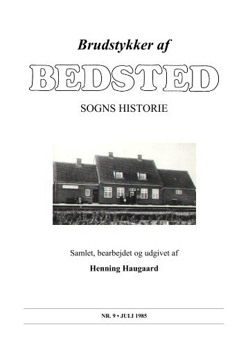 Hefte 9, side 249-280 - Bedsted Sogns
