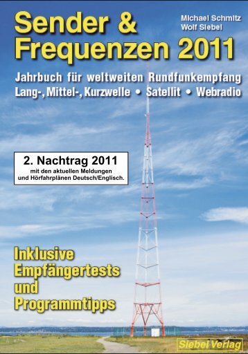 Nachtrag 2 - Sender und Frequenzen 2011