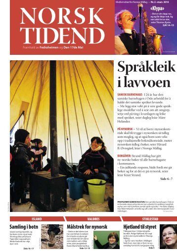 Norsk Tidend 2-10 - Noregs Mållag