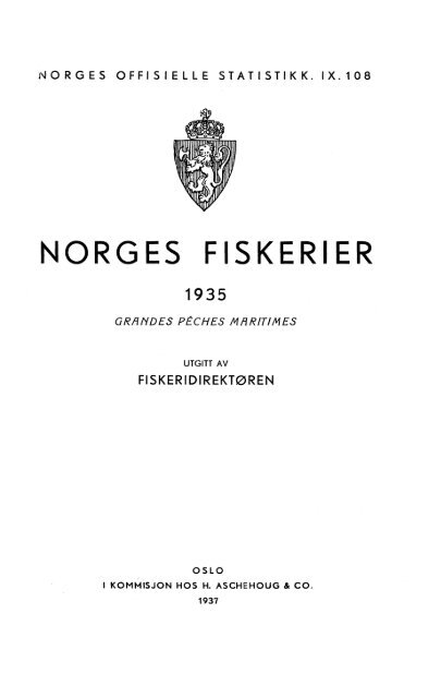 Norges fiskerier 1935