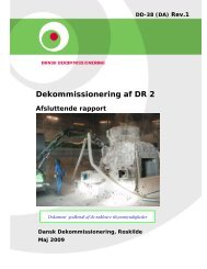 Dekommissionering af DR 2 - Dansk Dekommissionering