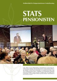 STATS PENSIONISTEN - Statspensionisternes Centralforening