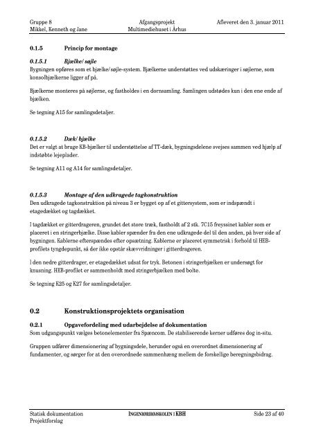 Hovedprojekt - Statisk dokumentation (pdf) - Urban Mediaspace ...