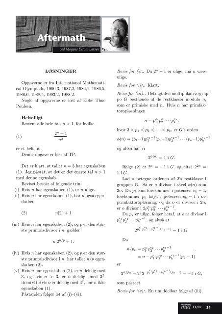 TEMA - Matilde - Dansk Matematisk Forening