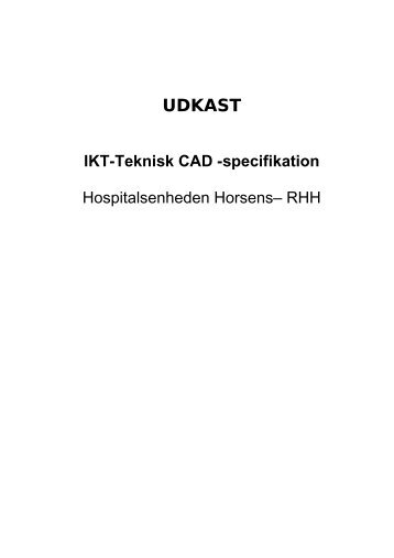IKT-teknisk CAD-specifikation