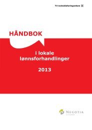 Håndbok i lokale lønnsforhandlinger 2013.pdf - Negotia