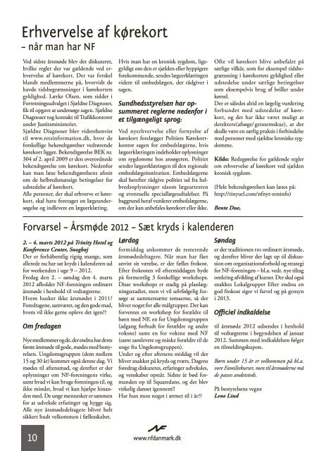 nr. 4 november 2011 årgang 13 - NF-Danmark
