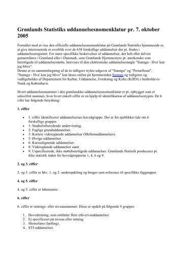 Grønlands Statistiks uddannelsesnomenklatur pr. 7. oktober 2005.pdf