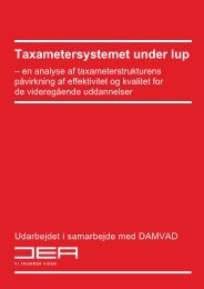 Taxametersystemet under lup - Professionshøjskolerne - University ...