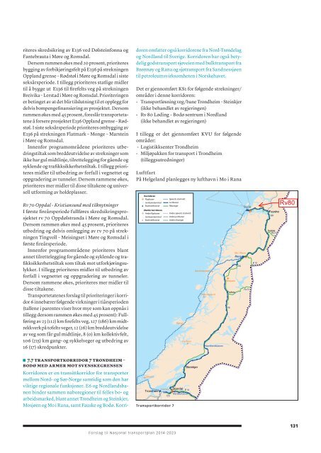 FORSLAG TIL NASJONAL TRANSPORTPLAN 2014-2023