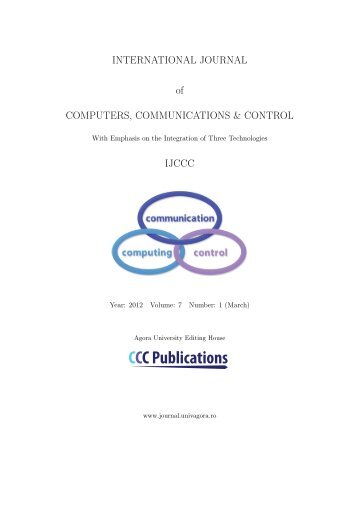 CCCPublications - International Journal of Computers ...