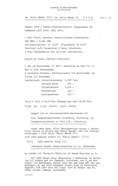 42 Saga-Sif - Handels- og Søfartsmuseet