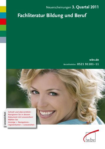 Fachliteratur Bildung und Beruf - W. Bertelsmann Verlag