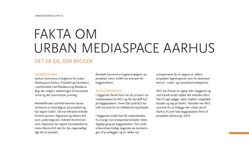 Dokk1 tager form (pdf) - Urban Mediaspace Aarhus