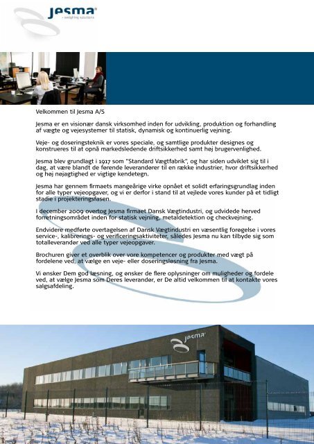 Produktbrochure - Jesma Vejeteknik A/S