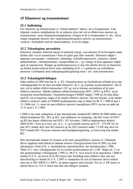 Energibesparelser i erhvervslivet - Energistyrelsen