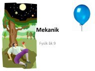 Mekanik powerpoint som pdf - Hagaskolan