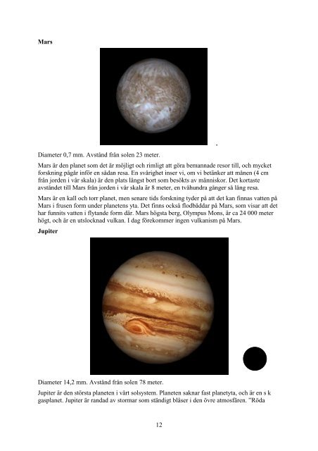 Aktiviteter i astronomi - Broman Planetarium