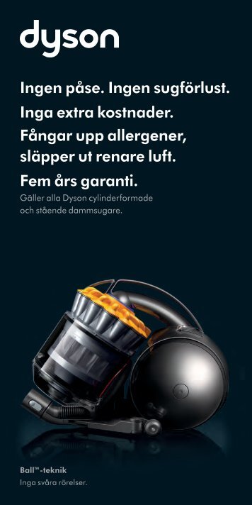 Ladda ner en broschyr - Dyson