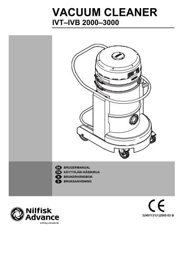 VACUUM CLEANER - Nilfisk PARTS - Nilfisk-Advance