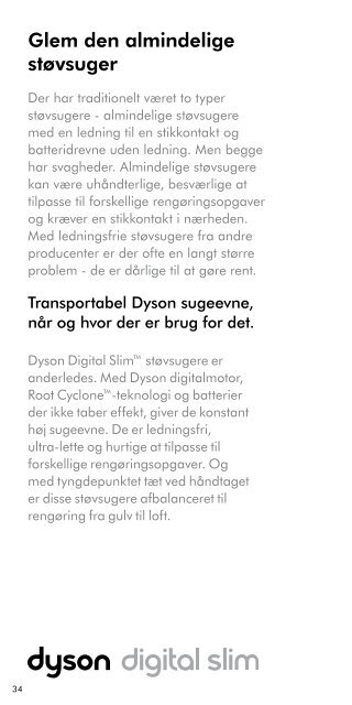 Download en brochure - Dyson.dk