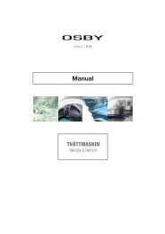 Manual - OSBY Vitvaror