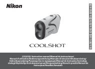 使用説明書 /Instruction manual/Manual de instrucciones ... - Nikon