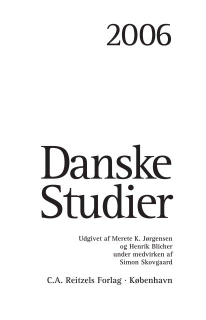 49348-Danske Studier 2006/mat