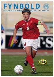 FYNS BOLDSPIL UNION · NR. 2 · MAJ 2003 · 10. ÅRGANG - DBU Fyn