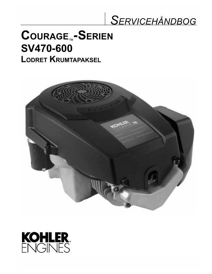 Kohler 20resd service manual
