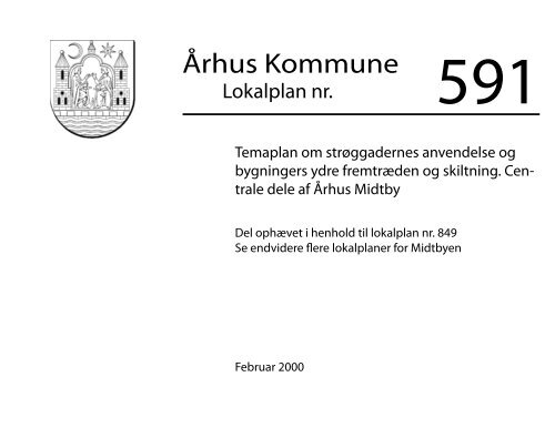 Aarhus Kommune Lokalplan nr. 591
