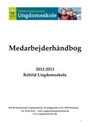 Medarbejderhåndbog 2012-2013 - Rebild Kommunale Ungdomsskole