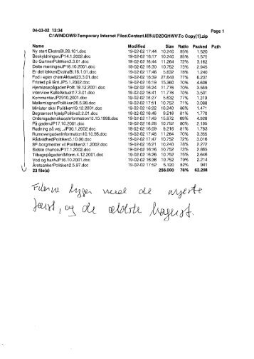 Presseklip 1997-2002 Presse, uddrag, kun tekst - Gaderummet