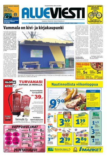 Vammala on kivi- ja kirjakaupunki