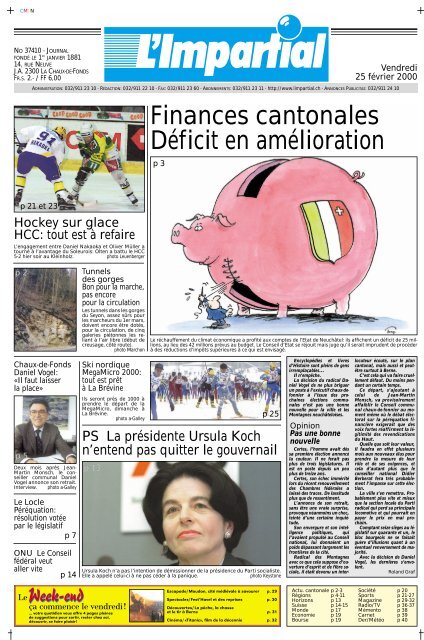 Edition du 25 février 2000