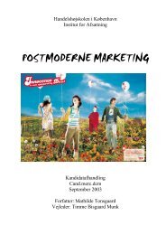 POSTMODERNE MARKETING - mato.dk