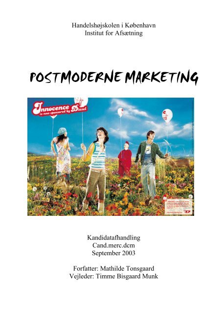 POSTMODERNE MARKETING -