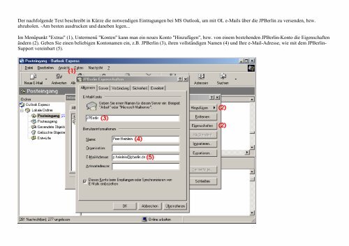 Microsoft Outlook - JPBerlin
