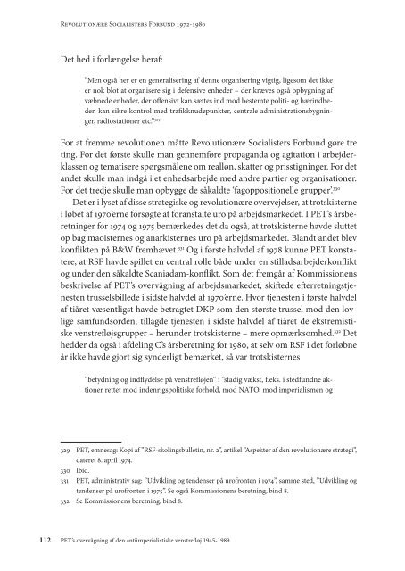 PET's overvågning af den antiimperialistiske venstrefløj 1945-1989