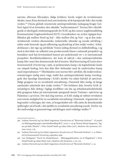 PET's overvågning af den antiimperialistiske venstrefløj 1945-1989