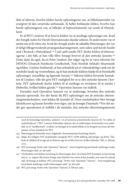 PET's overvågning af den antiimperialistiske venstrefløj 1945-1989