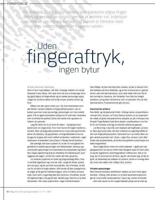 Magasinet Politi, nr 10 - 3. december 2008.pdf - Politiets