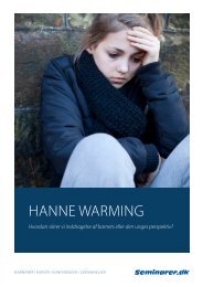 Hanne Warming (PDF) - Seminarer