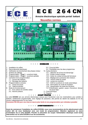 ECE 264 CN - Eclats antivols