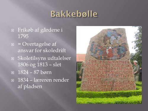 Skolehistorie Vintersbølle