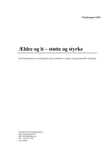 Ældre og Informationsteknologi - Instituttet for Fremtidsforskning