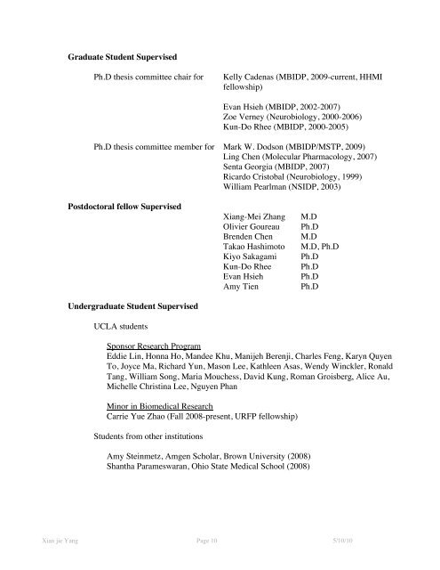 XY CV - Jules Stein Eye Institute