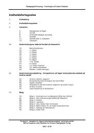 Vejledende læseplan - Agerskov Kristne Friskole