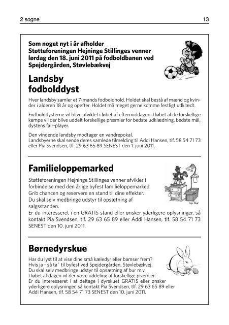 Forårskoncert med Landsbykoret og Stillinge ... - Hejninge Stillinge