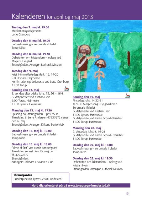 april - maj 2013 - Torup Sogn